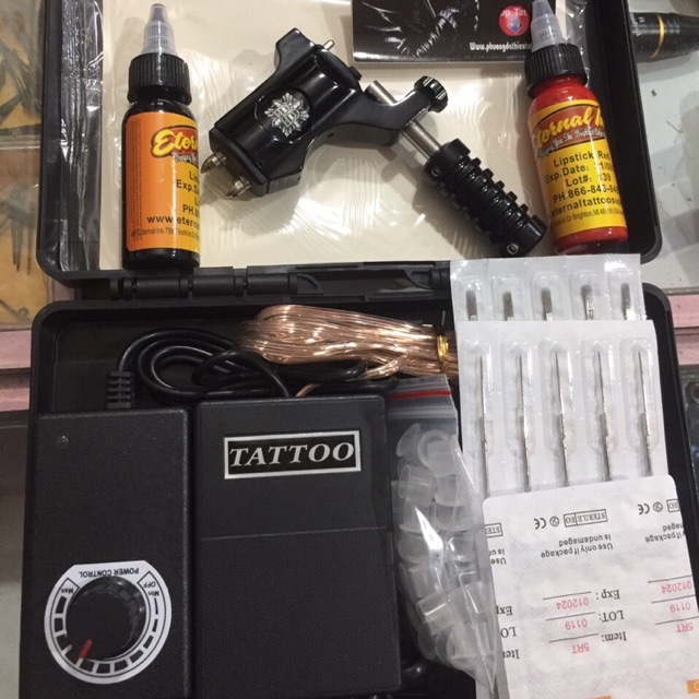 Combo 1 máy xăm rotary bishop loại chuẩn