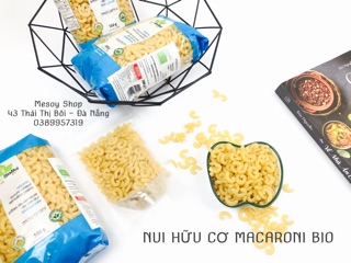 Nui macaroni hữu cơ Bio