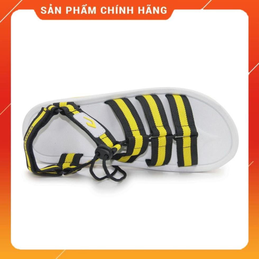 Dép xăng đan nam/nữ Kaido mã KD-7639, màu Đen - Vàng
