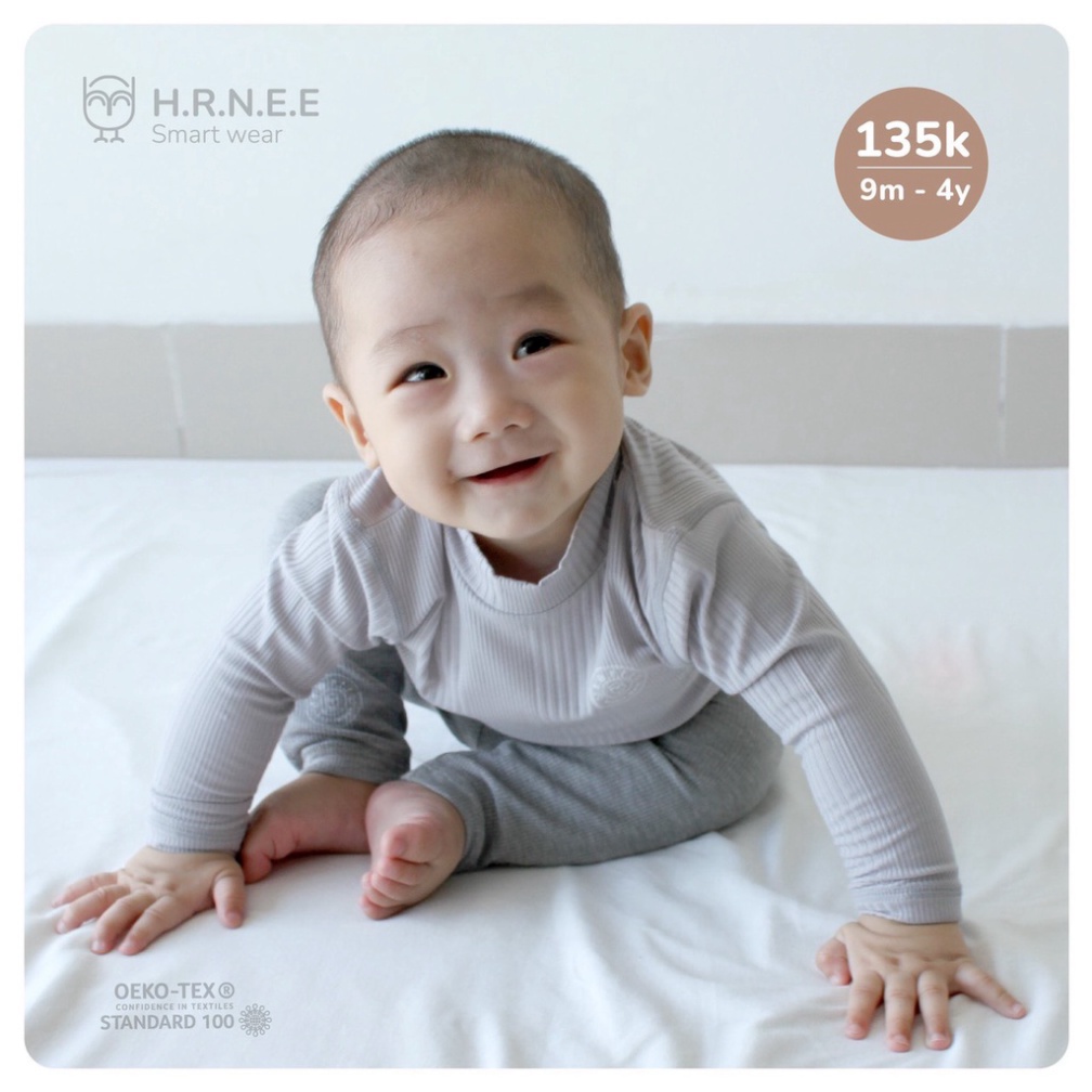 Áo giữ nhiệt HRNEE chất liệu modal organic mềm mịn thoáng mát