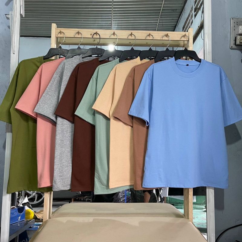 XPstore Áo Thun Tay Lỡ trơn over BASIC unisex (Ảnh thật)