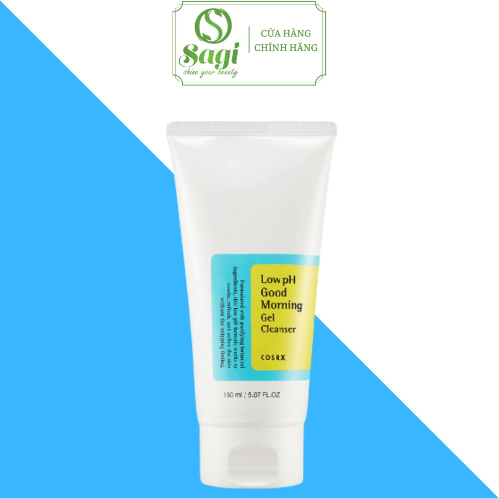 Sữa Rửa Mặt Cosrx Low pH Good Morning Gel Cleanser Dạng Gel