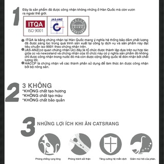 [2KG] CATSRANG HẠT THỨC ĂN CHO MÈO MỌI LỨA TUỔI 2KG