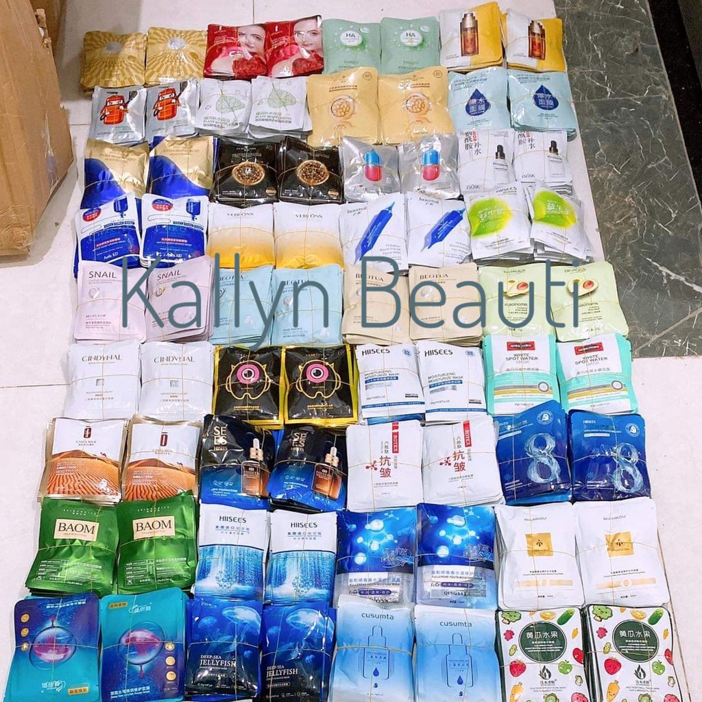 Combo 50m mặt nạ nội địa Trung Bioaqua Images dưỡng ẩm làm trắng da