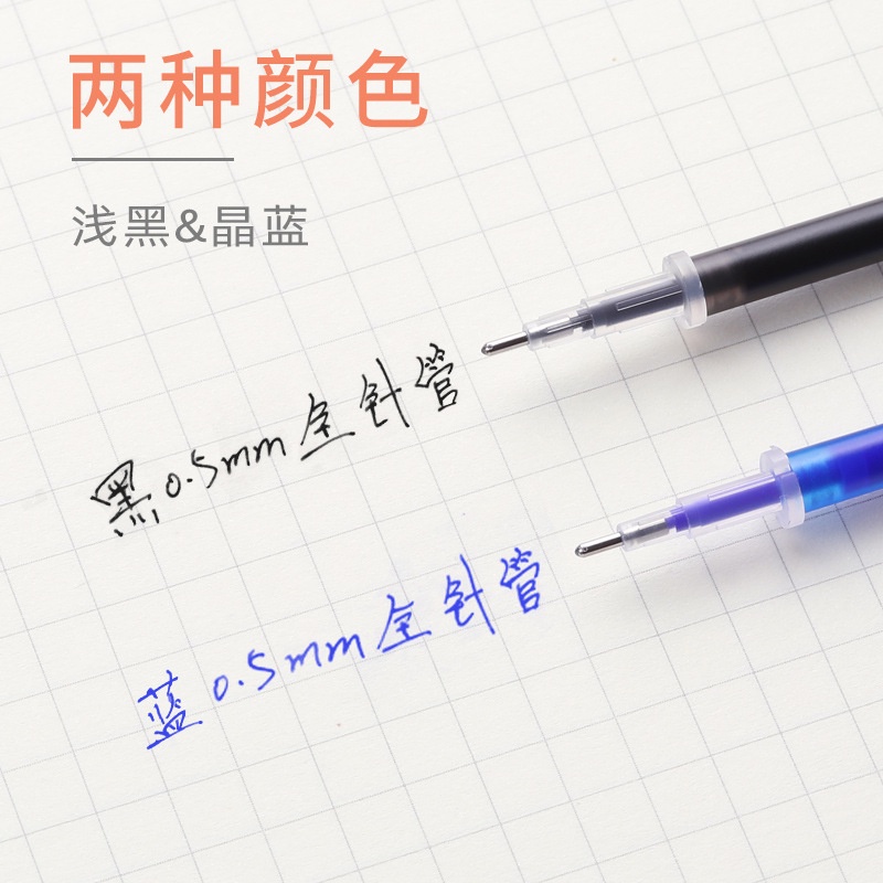 Bộ 1PC Ruột Bút Mực Gel 0.5mm Màu Đen