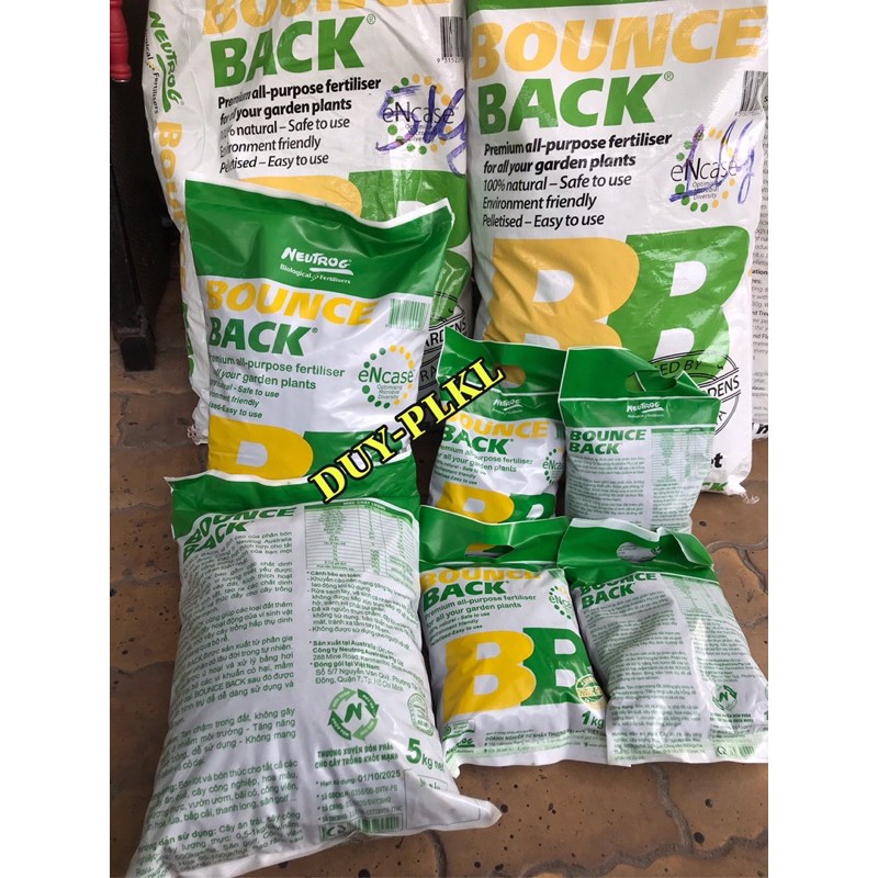 Phân hữu cơ BOUNCE BACK của úc, phân cá hữu cơ- túi 1kg