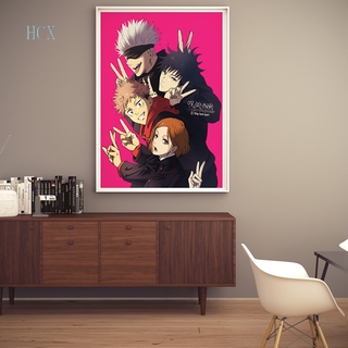 Tranh Vải Canvas Treo Tường Trang Trí Phong Cách Anime Độc Đáo