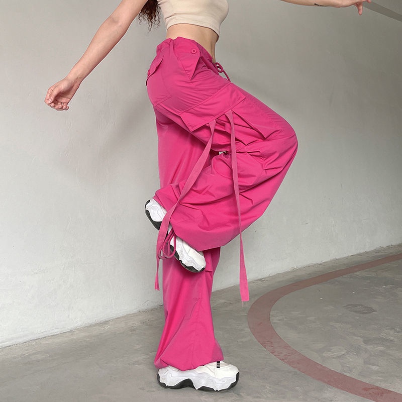 Iamhotty Quần Legging Mỏng Phong Cách Đường Phố Mùa Xuân Hè Đơn Giản Cá Tính Hợp Thời Trang Cho Nữ