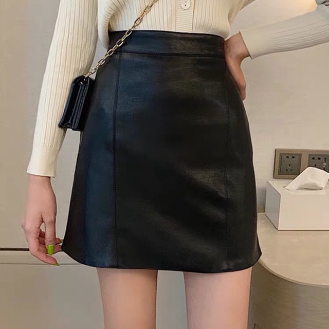 Váy da ulzzang lót trong order - Ảnh chất cuối