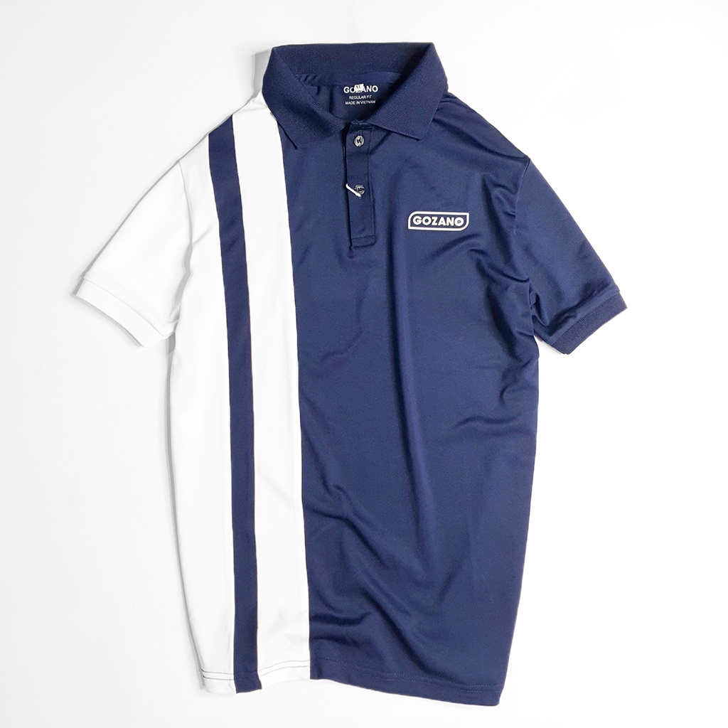 Áo Polo nam thun cổ bẻ tay ngắn cao cấp phối màu sọc đứng chất vải cotton - chuẩn form - sang trọng - bền màu
