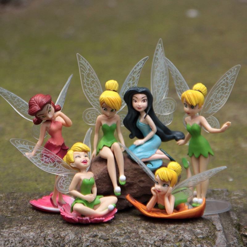 Set 6 Mô Hình Nhân Vật Hoạt Hình Tinkerbell