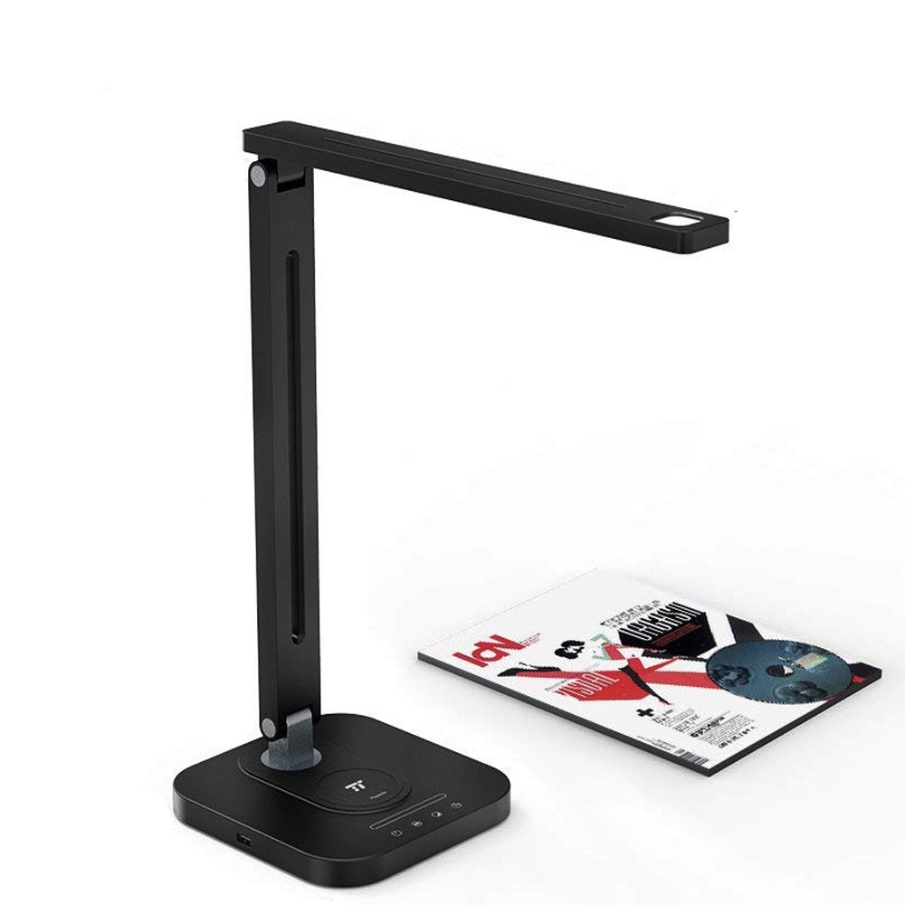 Đèn Led để bàn 5 chế độ ánh sáng 12W, Tích hợp sạc không dây 10W, Có cổng sạc USB 5V ismart