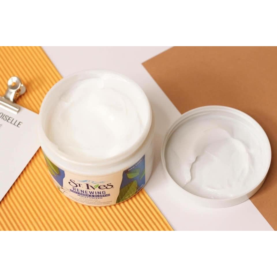 Kem Dưỡng Ẩm Body St.Ives Renewing Collagen &amp; Elastin Moisturizer