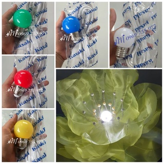 Đèn led màu đk 4,5cm làm nhụy hoa voan
