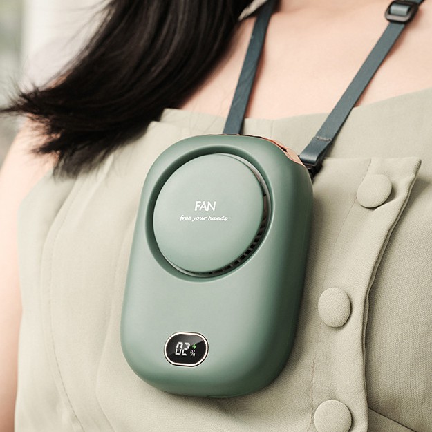 Quạt Usb Mini Treo Cổ Tiện Lợi 2021