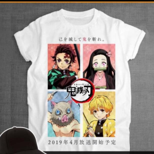 Vải Cotton Siêu Xịn ÁO THUN KIMETSU NO YAIBA NAM NỮ VHL Store