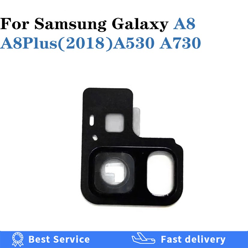 Ốp Điện Thoại Mặt Kính Kèm Khung Bảo Vệ Camera Sau Cho Samsung Galaxy A8 2018 A8 Plus A530 A730