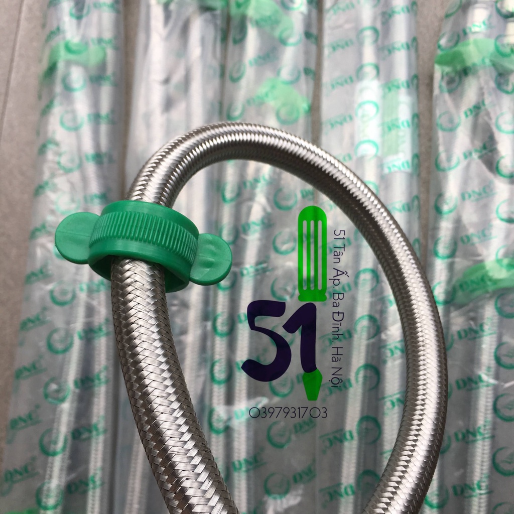 Dây cấp nước inox mềm 60cm | Dây dẫn nuớc cho bồn cầu, vòi chậu lavapo, vòi rửa bát