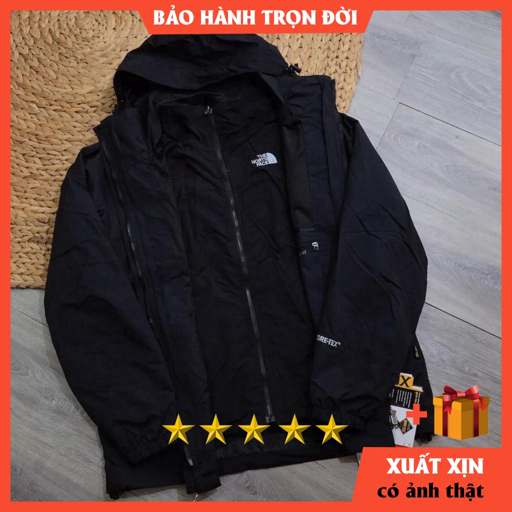 Áo Khoác 3 Lớp Nỉ Nam N.F. BẢO HÀNH TRỌN ĐỜI