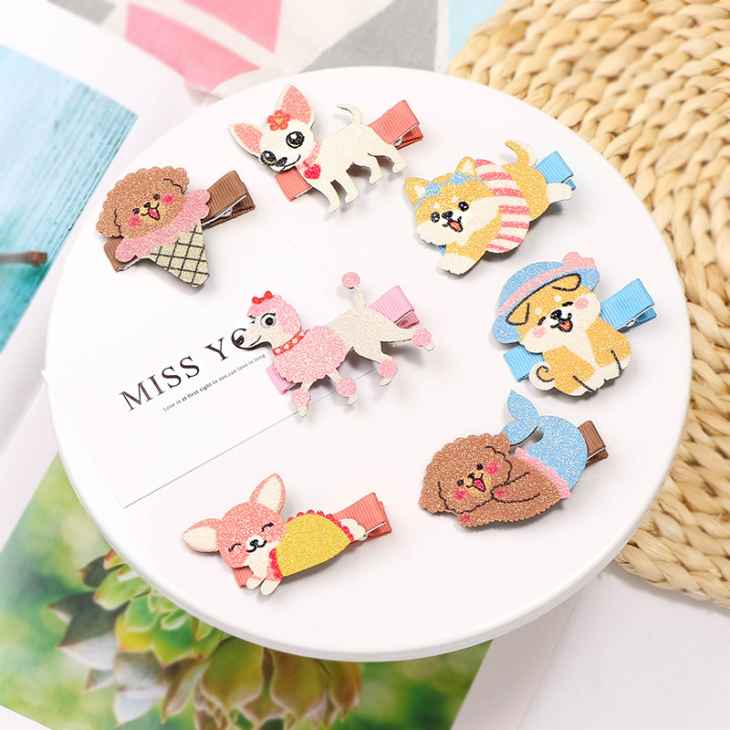 Kẹp Tóc Soffny Đính Nơ Thiết Kế Xinh Xắn Cho Bé Gái