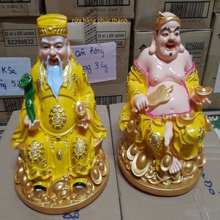 Thần tài ông địa đế tròn vàng