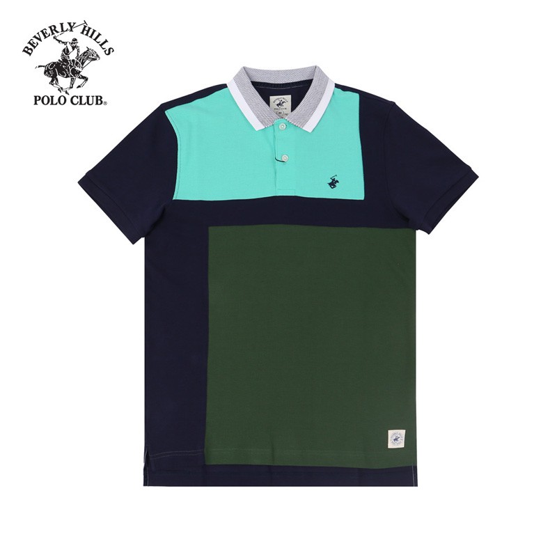 Beverly Hills Polo Club - Áo polo Ngắn tay Nam Slimfit Navy NV- BHPC PMSSS20TL089