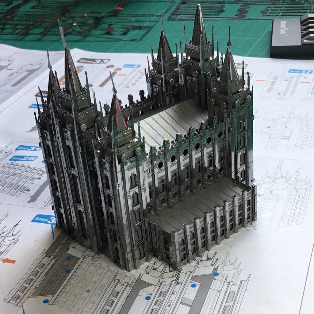 Mô Hình Kim Loại Lắp Ráp 3D Metal Earth SALT LAKE CITY TEMPLE