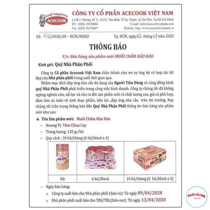 Muối Hảo Hảo Chấm Hoa quả, thức ăn Chính Hãng - hũ 120gr