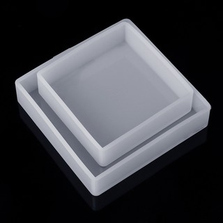 Khuôn silicone hình vuông dùng để làm các sản phẩm DIY