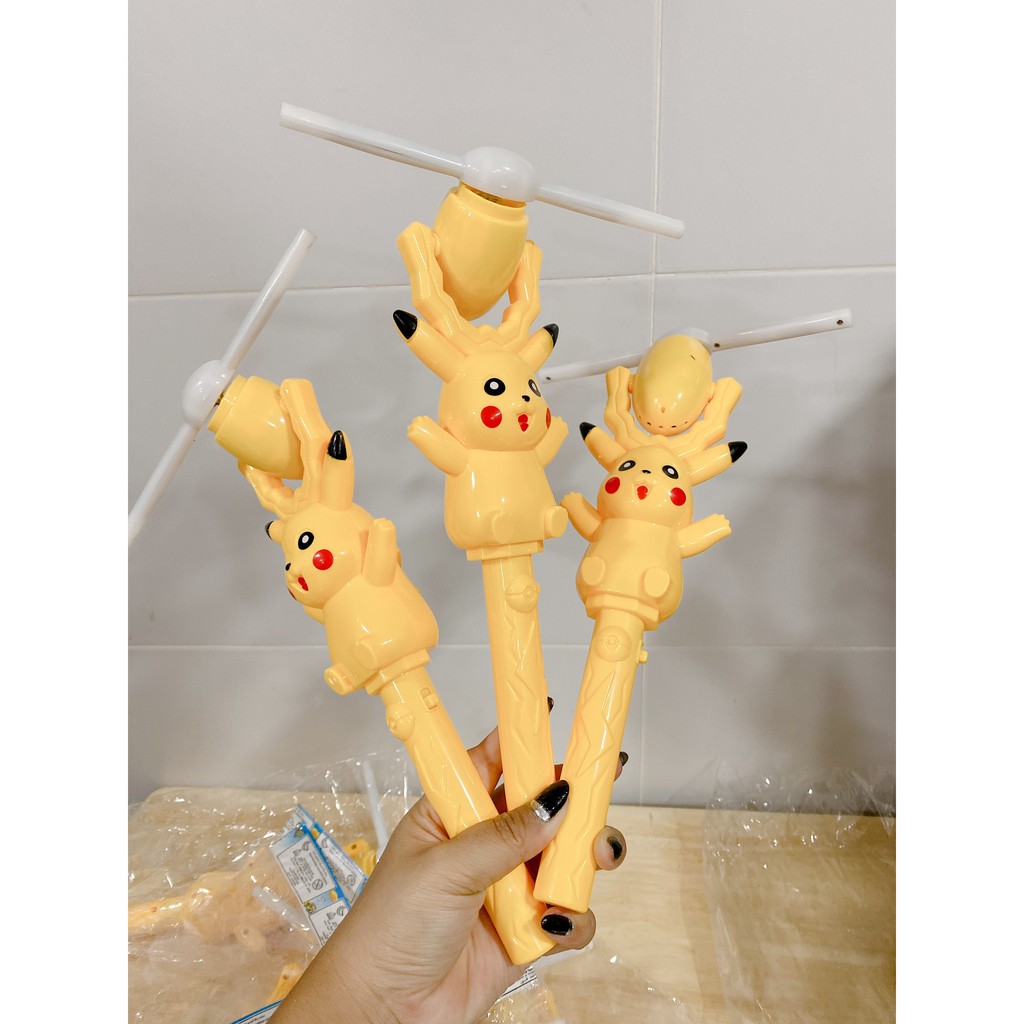 Quạt Cầm Tay Mini Hình Pokemon