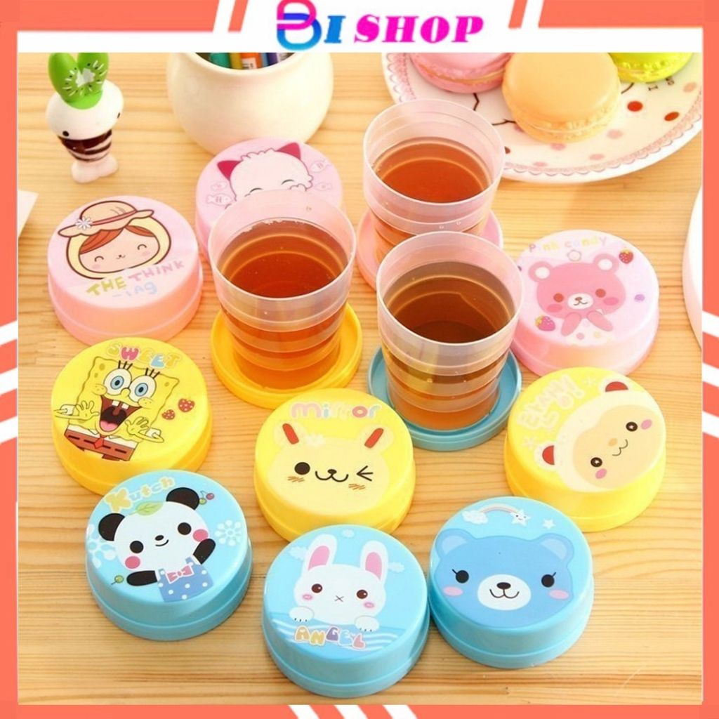 Cốc Nhựa Gấp Gọn, Cốc Gấp Gọn Đi Du Lịch, Cốc Rút Gọn Thông Minh, Cốc Nhựa Uống Nước Gấp Gọn siêu hot