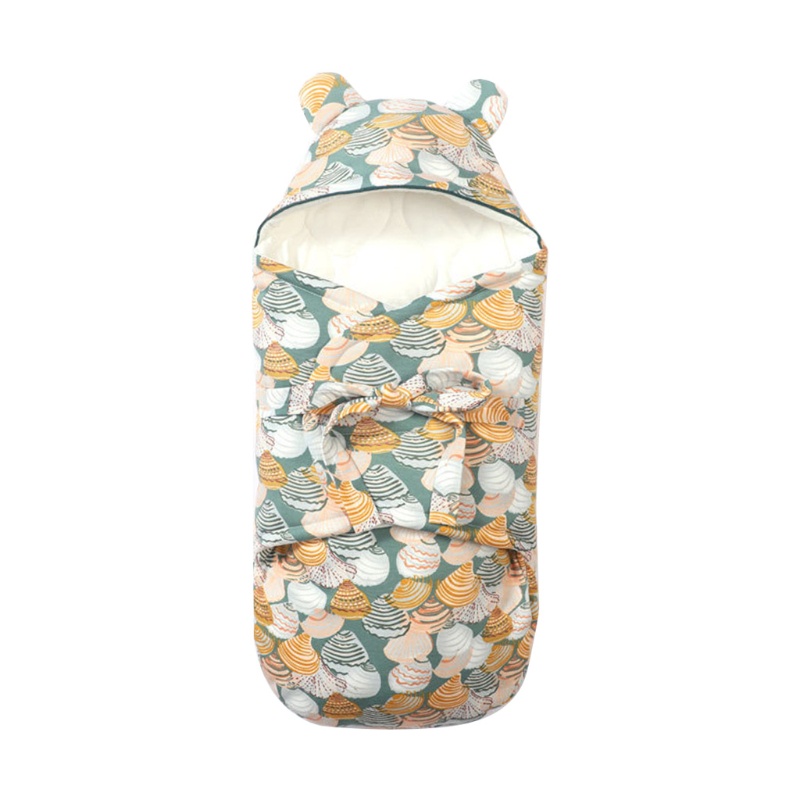 Túi ngủ cotton có mũ trùm giữ ấm mùa thu đông cho