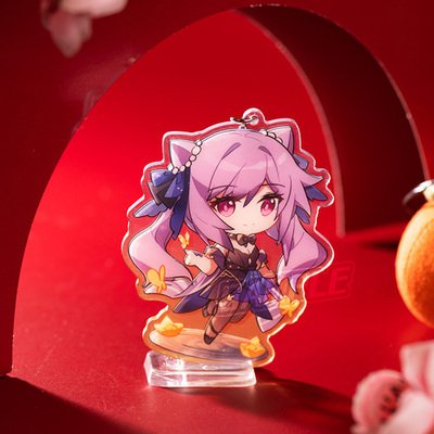 ( Mica trong acrylic ) Móc khóa game GENSHIN IMPACT mẫu 2 chibi anime 02