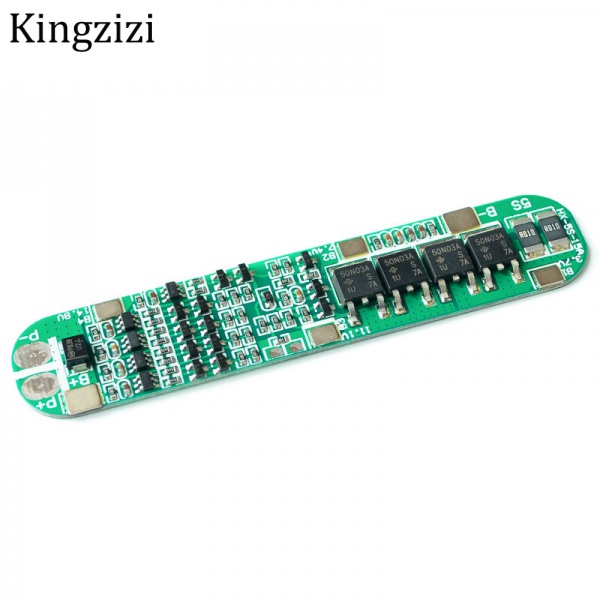 Bảng Mạch Bảo Vệ Pin Li-ion 5S 15A 18650 BMS 18.5v 21V