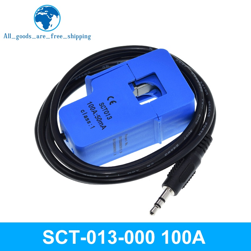 Bộ Cảm Biến Dòng Điện AC 10A 20A 30A 50A 60A 100A SCT-013-030 SCT-013-050 SCT-013-000 Chuyên Dụng