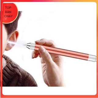 Dụng cụ lấy ráy tai kèm kẹp có đèn, bộ lấy ráy tai