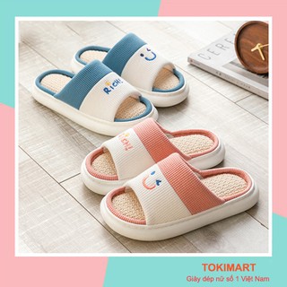Dép bông đi trong nhà mùa đông cao cấp, dép nữ bánh mì, đế dày tăng chiều cao, đi bốn mùa dành cho cả nam nữ DBBM05