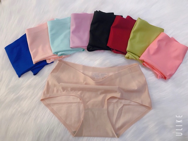 RẺ NHẤT: Quần lót nữ thun lạnh dễ thương sexy không đường may không gân màu da màu hồng | BigBuy360 - bigbuy360.vn