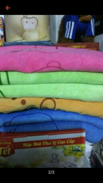 Sét 3 khăn tắm mặt gội 1m kia thái lan