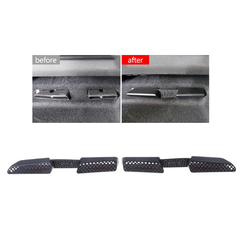 Bộ 2 Ốp Bọc Lỗ Thông Gió Ghế Sau Xe Hơi LEON Octavia