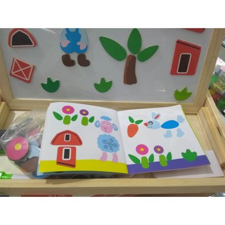 Bộ ghép hình nam châm động vật