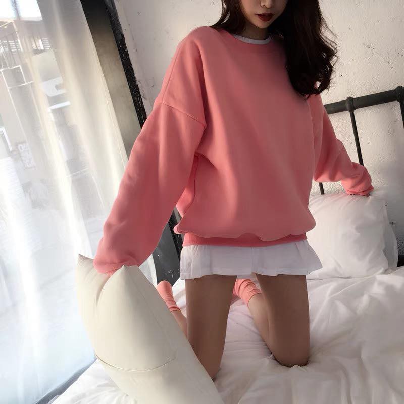 Nhập WAPCK111 giảm 25k đơn từ 200k - Áo SWEATER Trơn HỒNG PINK UNISEX | WebRaoVat - webraovat.net.vn