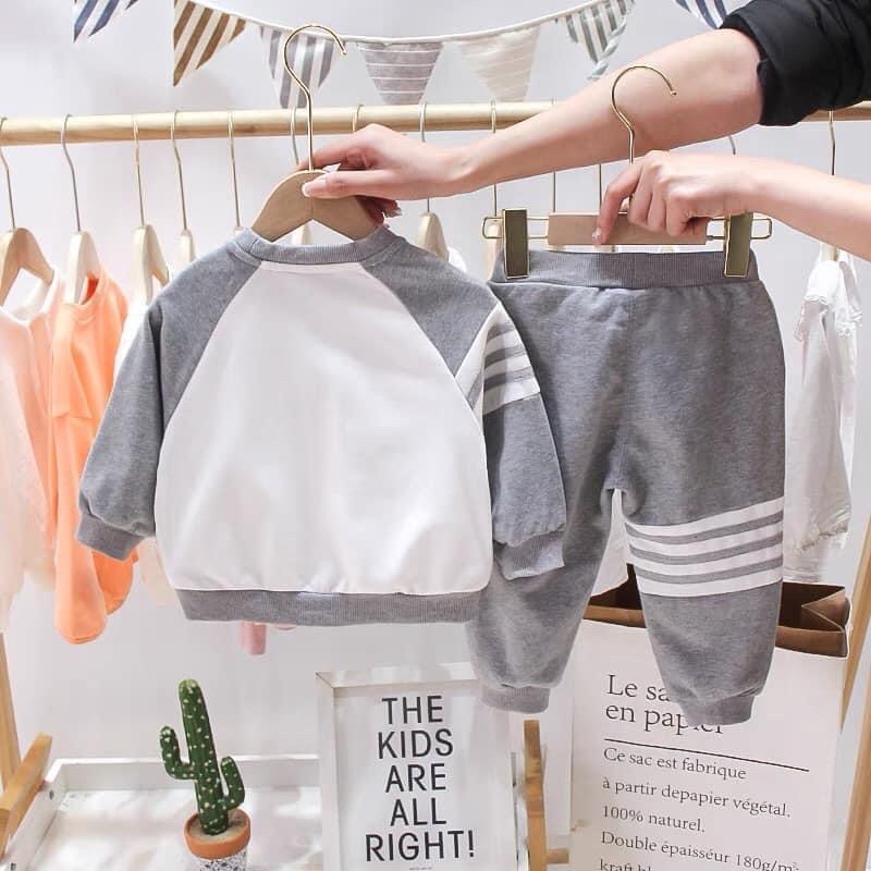 Bộ nỉ da cá cho bé 80-110cm