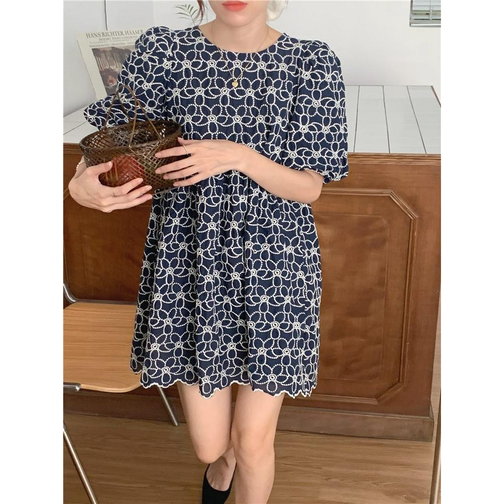 Đầm nữ Peppermint 52706 tay ngắn dáng rộng thời trang sành điệu