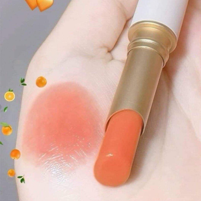 Son Thạch Dưỡng HEORANGE Vỏ Cam Hồng Môi Tự Nhiên Thay Đổi Màu Theo Nhiệt Độ Cấp Ẩm Môi Căng Bóng | BigBuy360 - bigbuy360.vn
