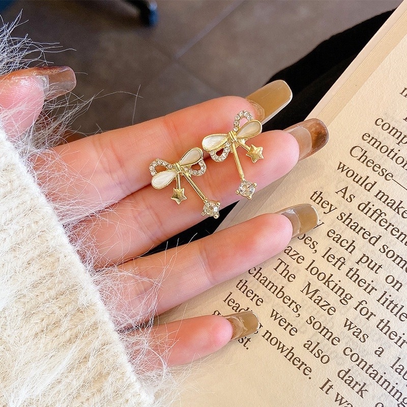 Bộ Khuyên Tai Hình Trái Tim Đơn Giản Thời Trang Hàn Quốc Dành Cho Nữ