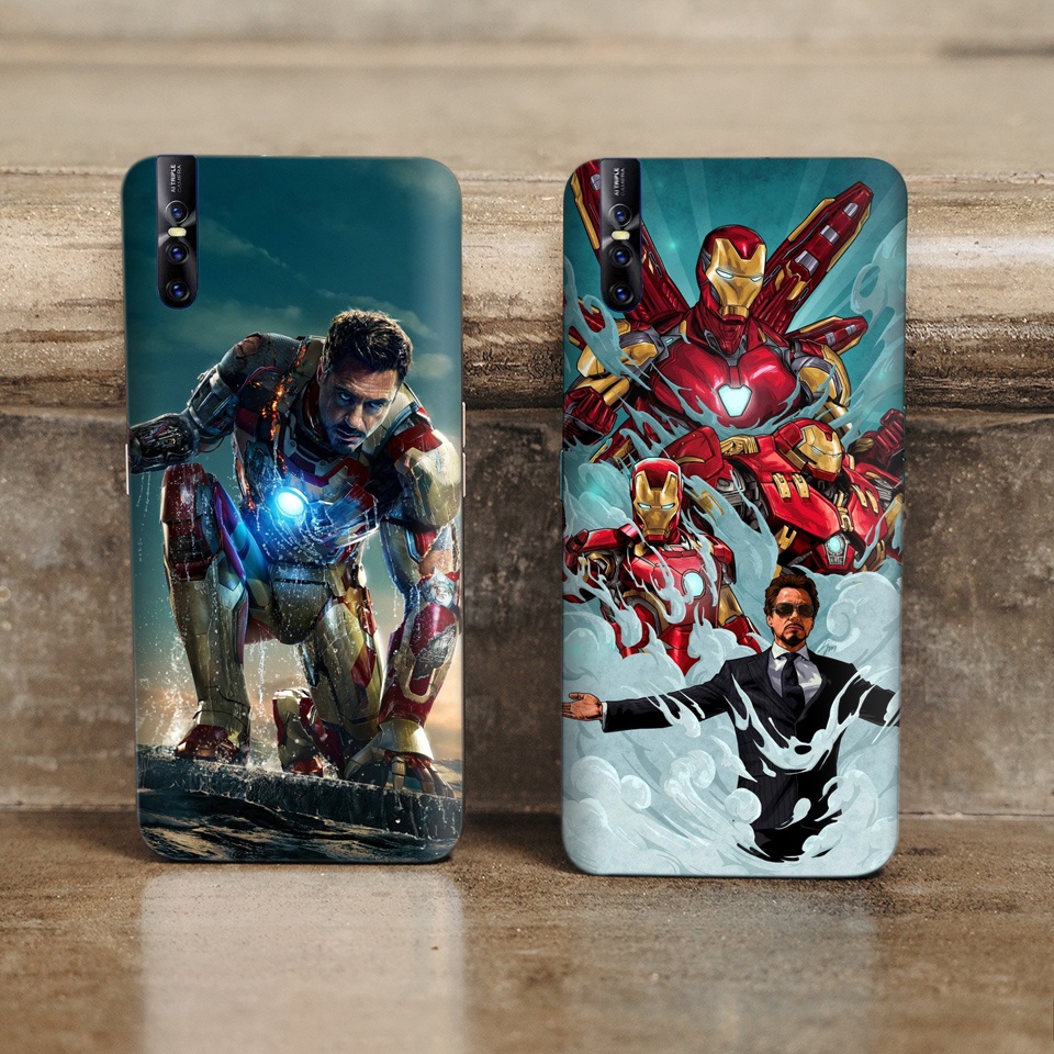 Miếng Dán Skin Điện Thoại In Hình Tony Stark Iron Man Cho Iphone 7/ 8/ X/ XS/ 11/ 11 Pro Max Và Các Dòng Máy Android