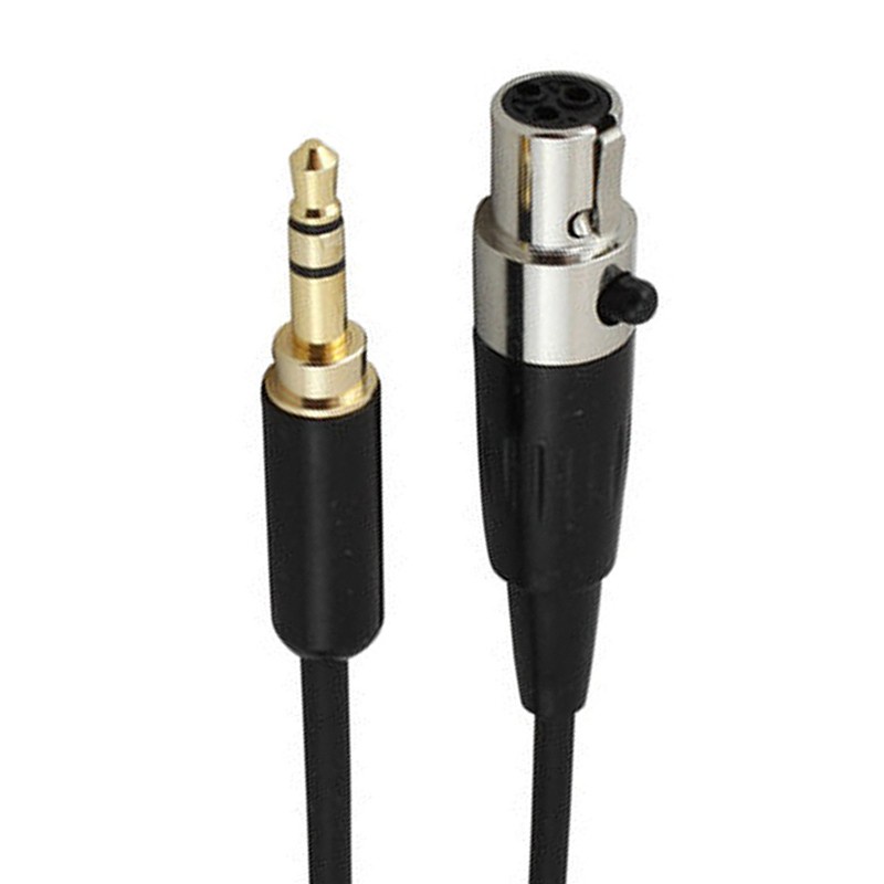 3.5mm Jack to 3Pin Mini XLR Female For BM800 PC Headphone Mixer Microphone Stereo Camera Amplifier 1M