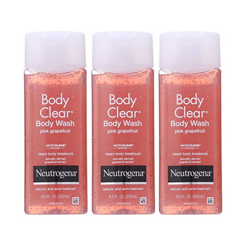 Sữa tắm sạch mụn toàn thân Neutrogena Body Clear Body Wash Pink Grapefruit (250ml)