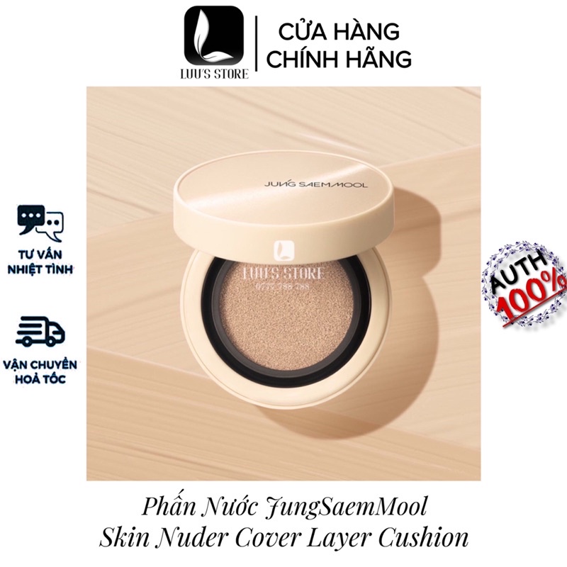 Phấn nước Jung Saem Mool Skin Nuder Cover Layer Cushion SPF50 + PA +++